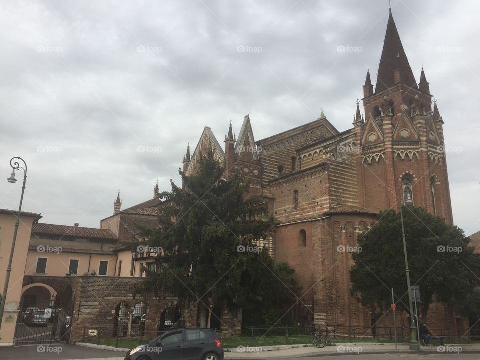 Catholic Church in Verona Italy 