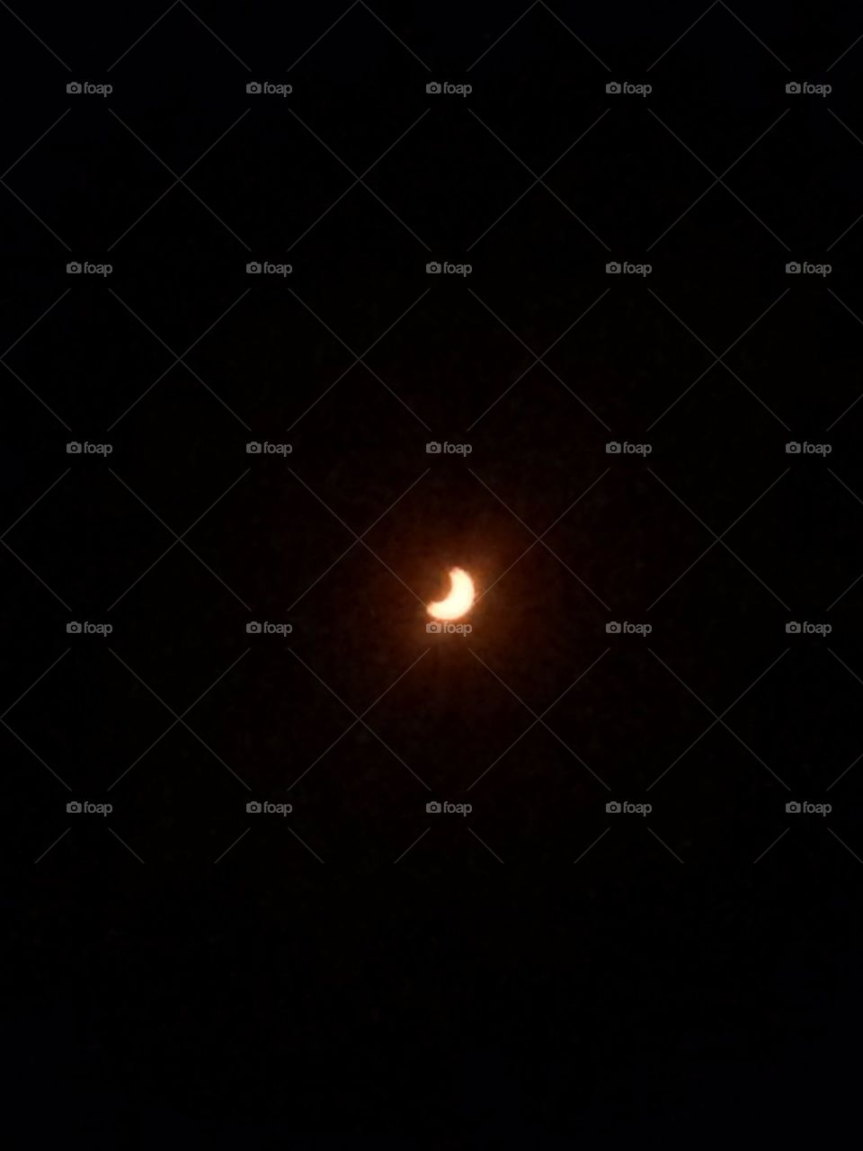 A picture of the solar eclipse during totality in Nashville, Tennessee on Aug 21st 2017.