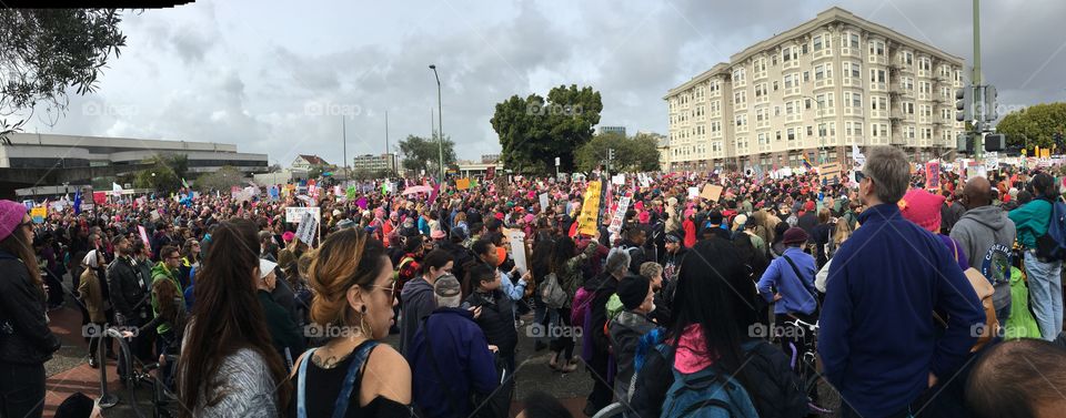 Women's March in Oakland 