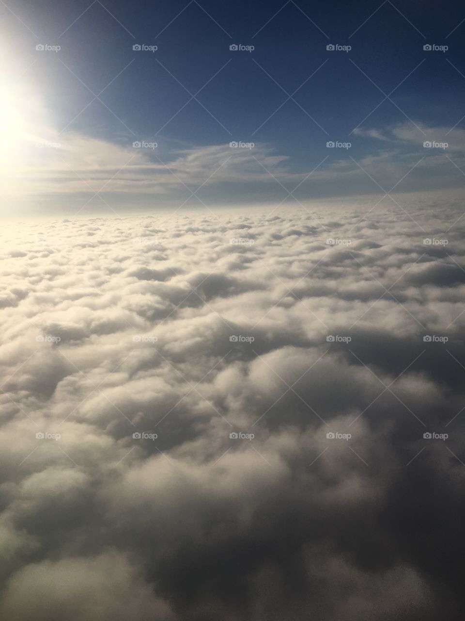 Clouds from an airplane.