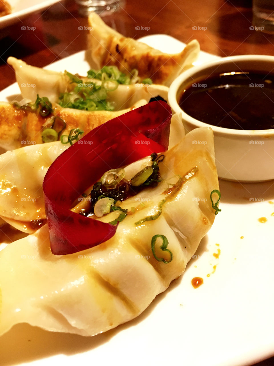 Pork gyoza 