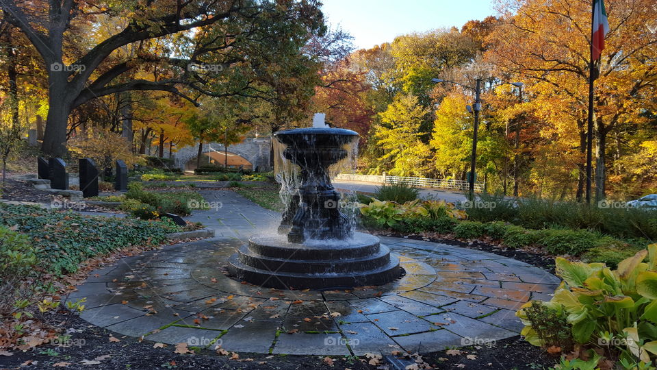 Cleveland Irish Cultural Garden Fountain