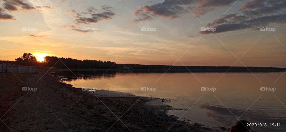 evening lake