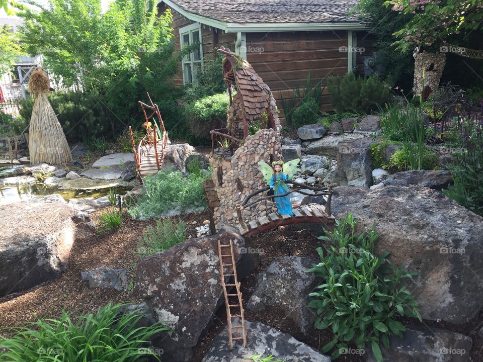 Fairy Quest. Pixie Home. Fairy Homes & Gardens. Pixie Hollow and Gardens. Gardner Village, in West Jordan, Utah. @chelseamerkleyphotos - Copyright © CM Photography. May 2019. 