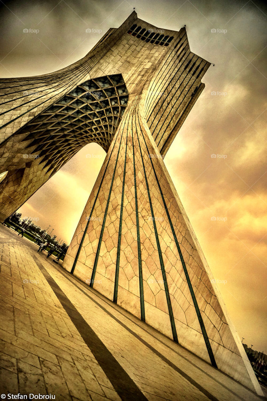 tehran architecture tower landmark by stefan.dobroiu