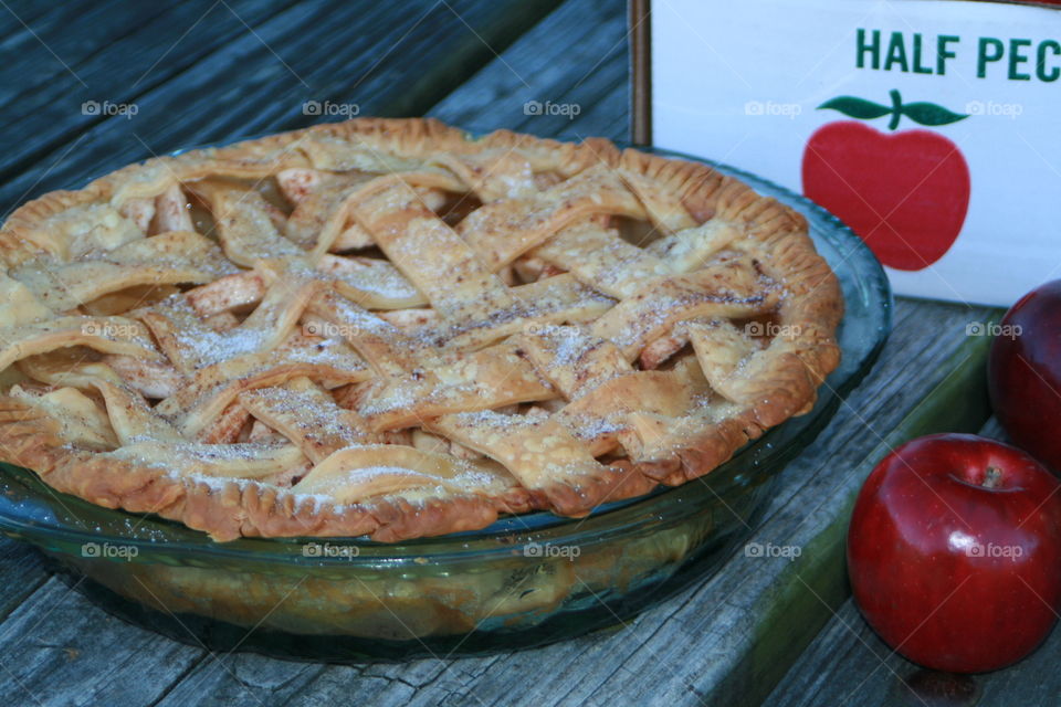 Fall Apple Pie. Homemade apple pie 