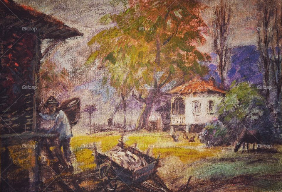 Beautiful picture of the famous artist