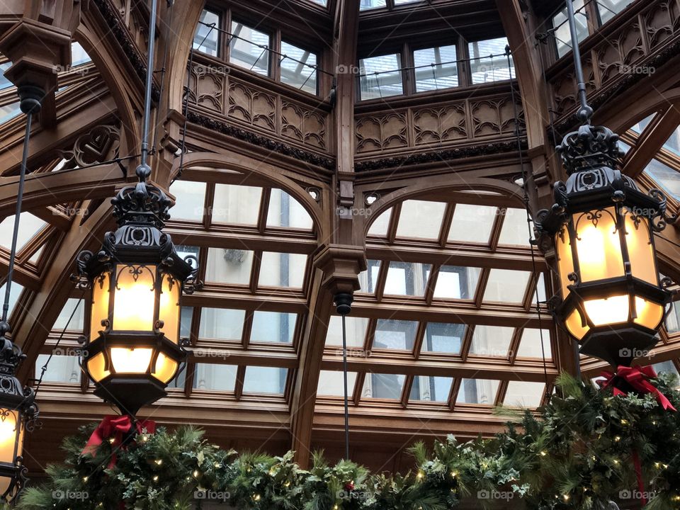 Sky light at the Biltmore house 
