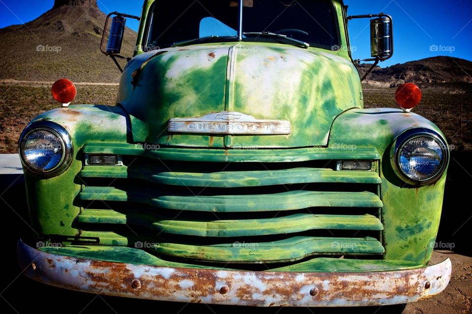 Weathered truck