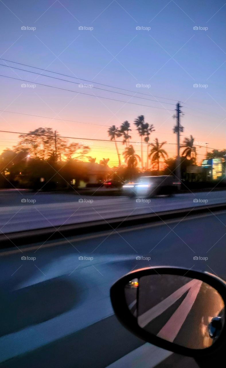 Sunset in Cape Coral Florida