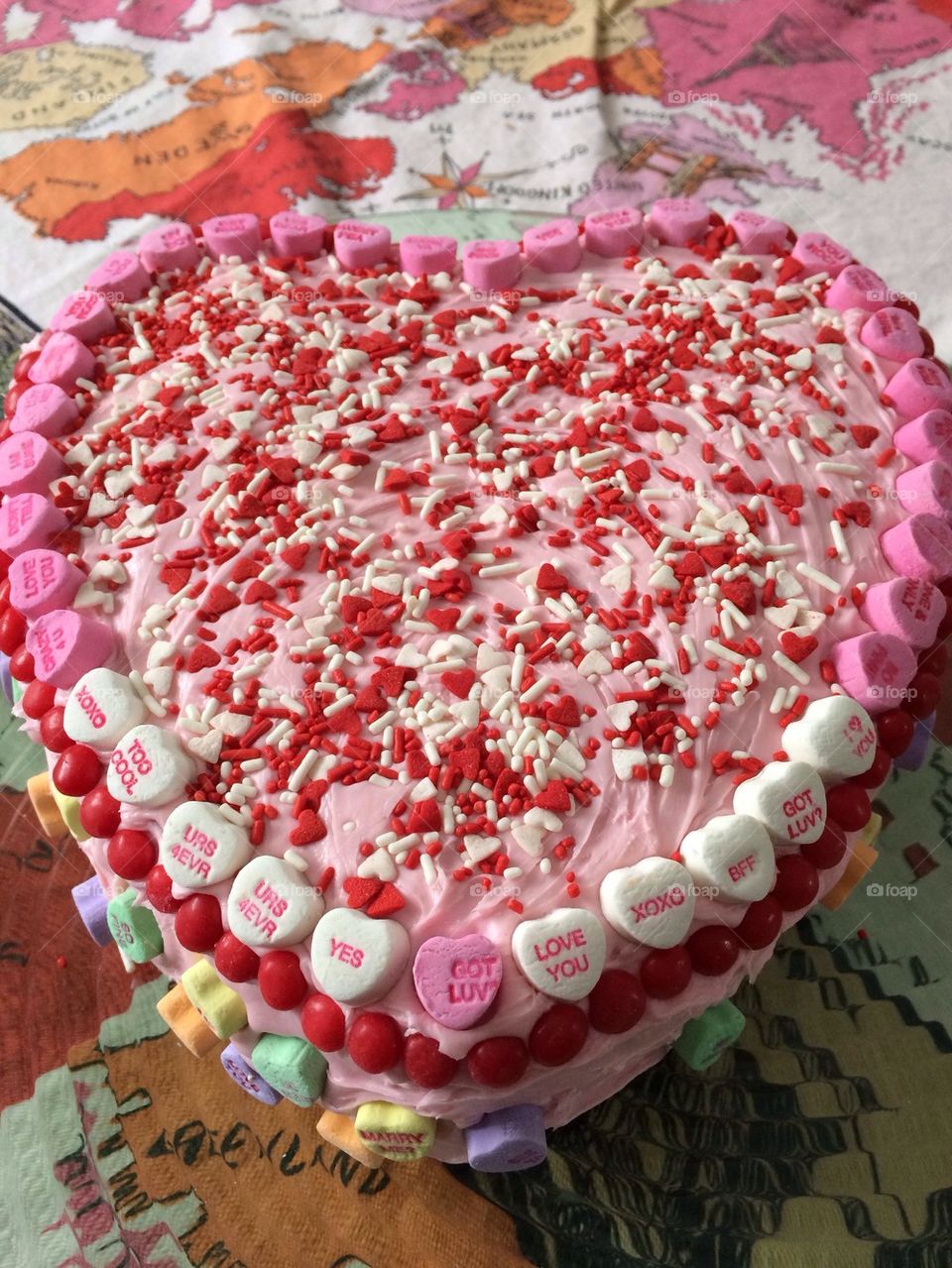 Valentine's Day Birthday Cake