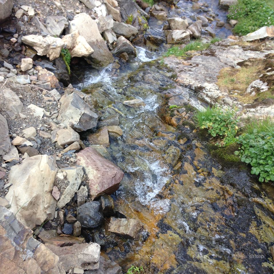 Stone, Rock, Nature, Water, Stream