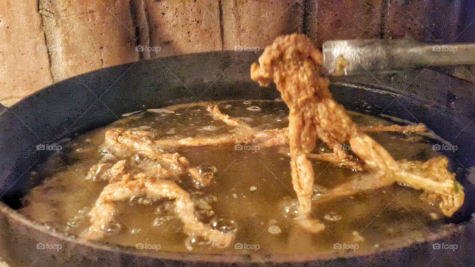 fried frog