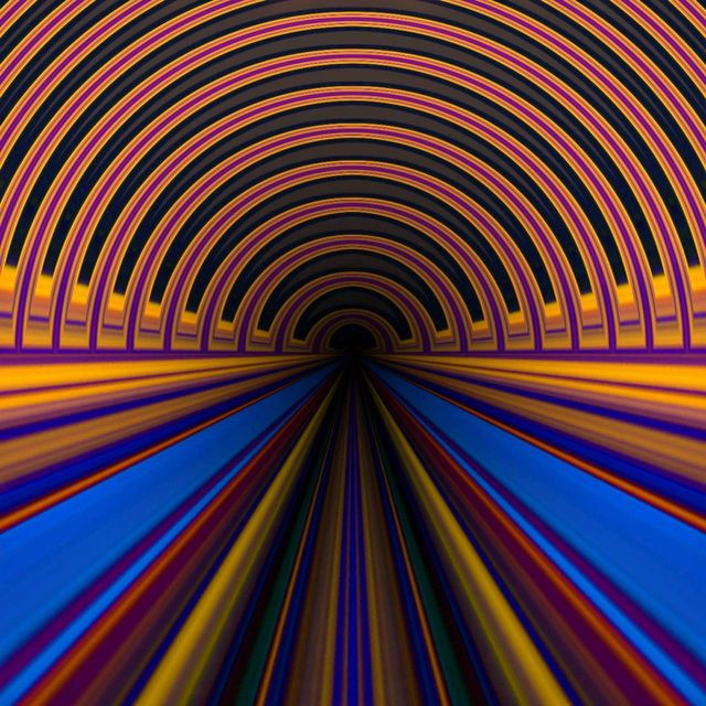 Painting and design of a railway tunnel
