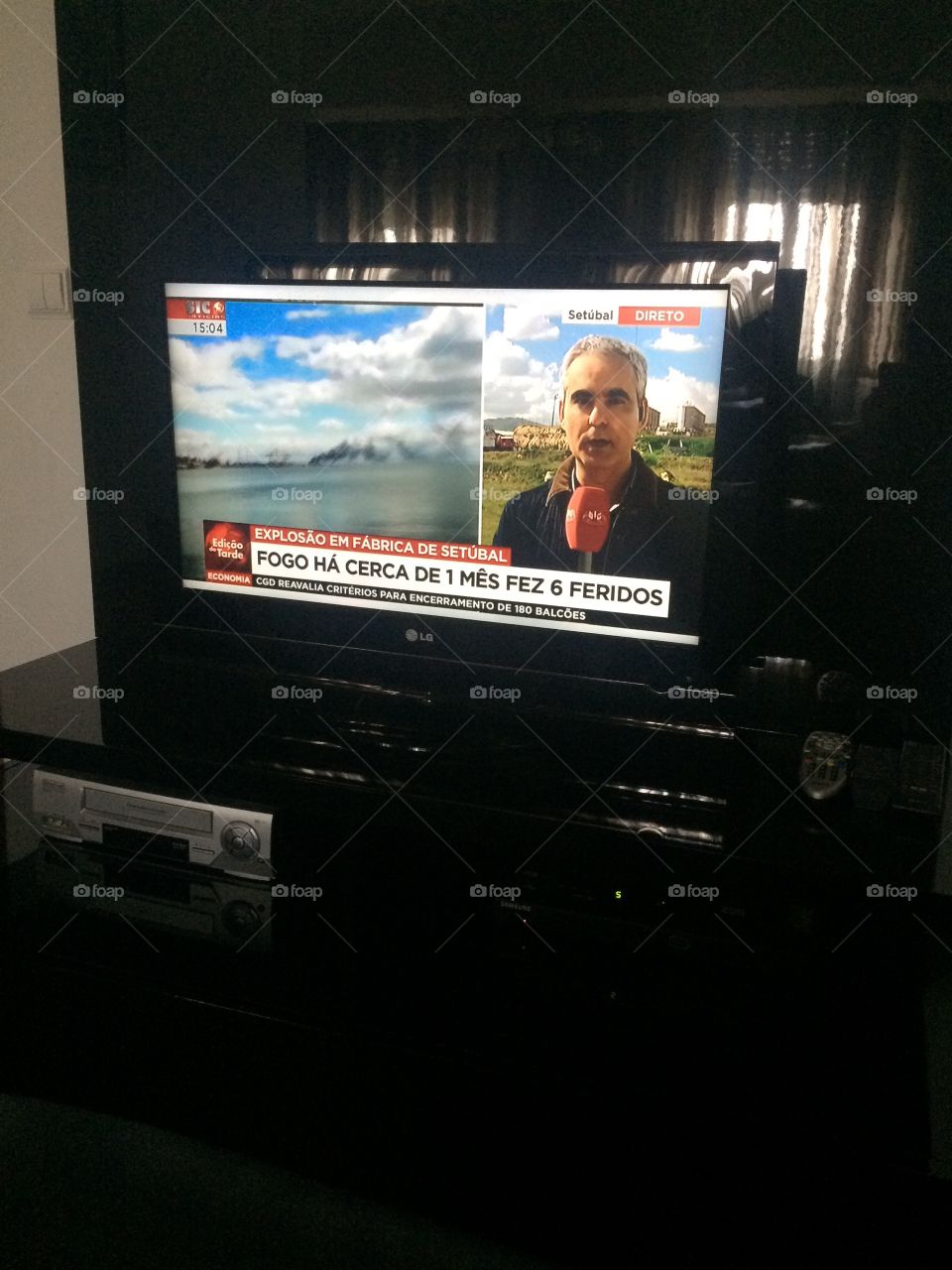 Television, furniture 