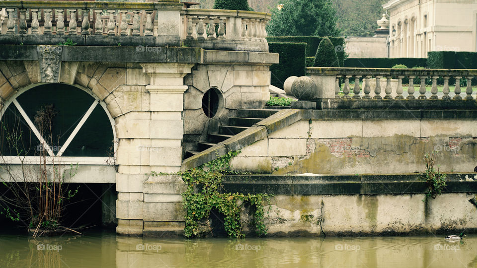 Old architecture in Antwerp, Belgium.