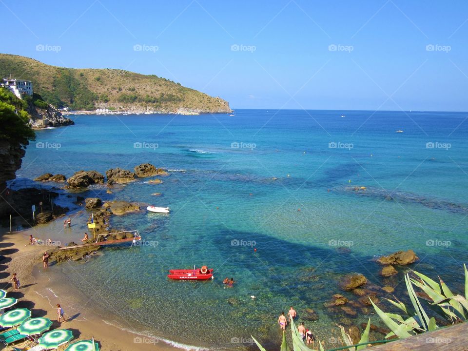 Palinuro bay ( Italy ).