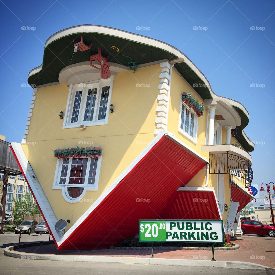 Upside down house