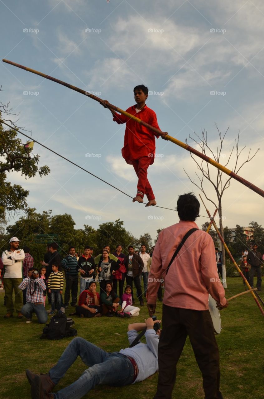 rope walking