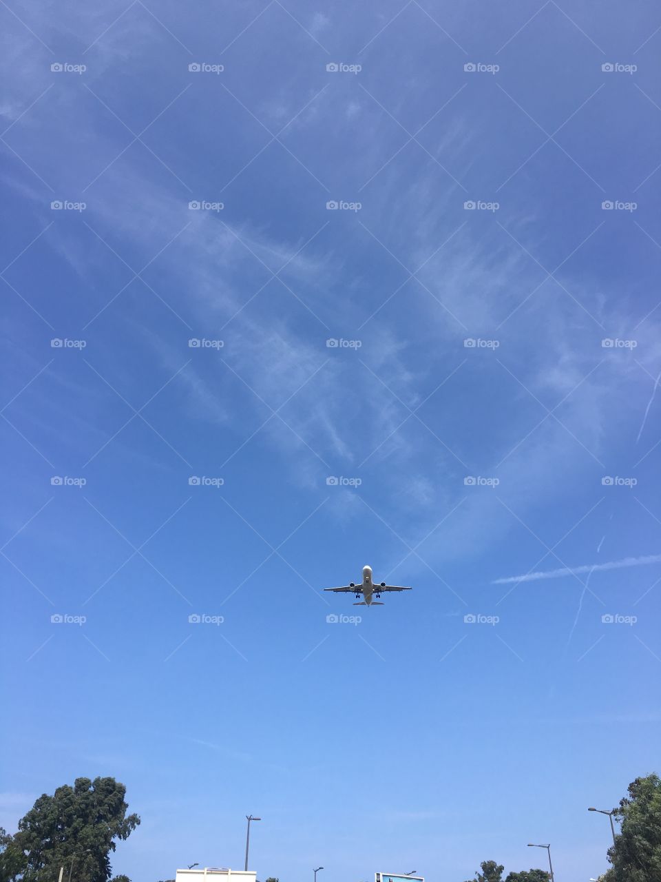 Aeroplane overhead