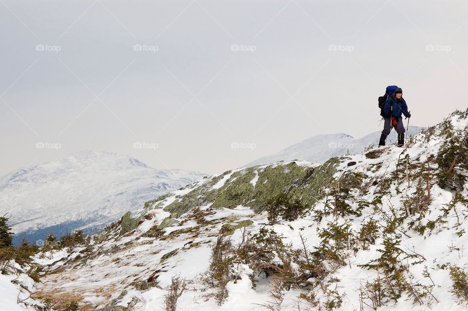 Mountaineering on the high mountain Summits of the presidential Range