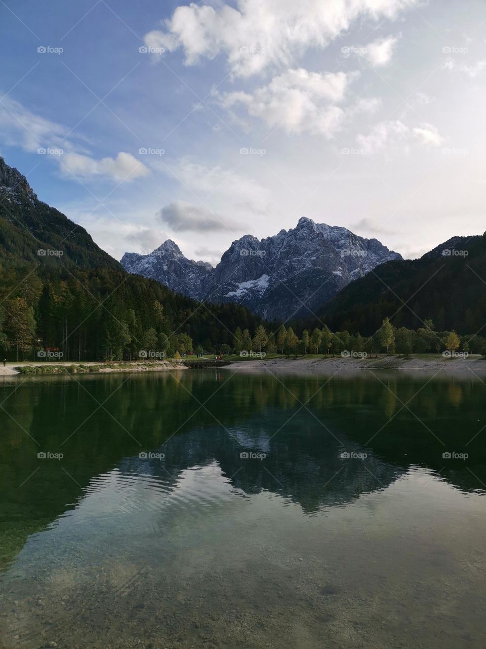 Lake Jasna in Slovenia