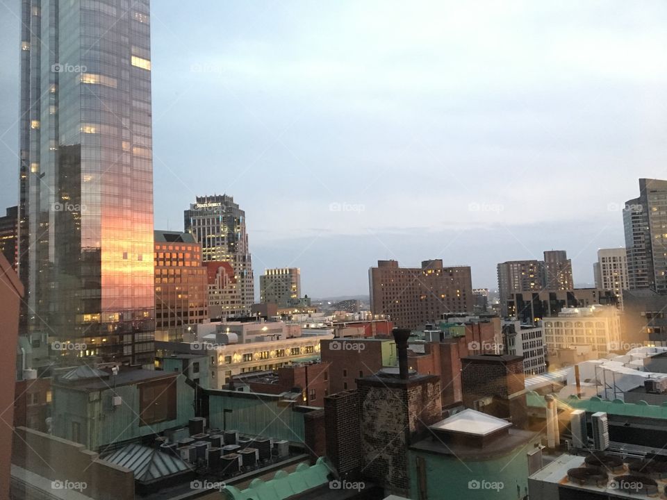Boston skyline 