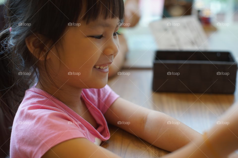 Child, Indoors, People, Girl, Education