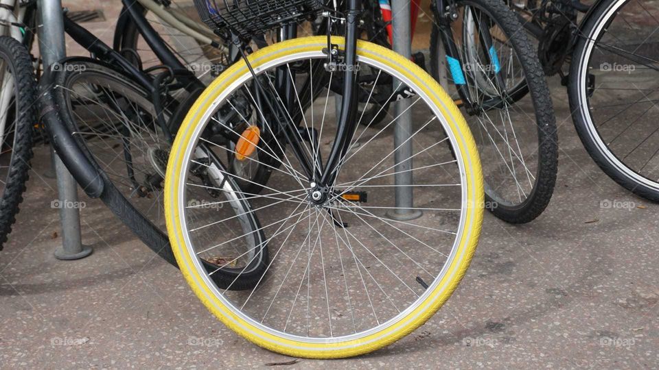 Circle#bycicle#yellow