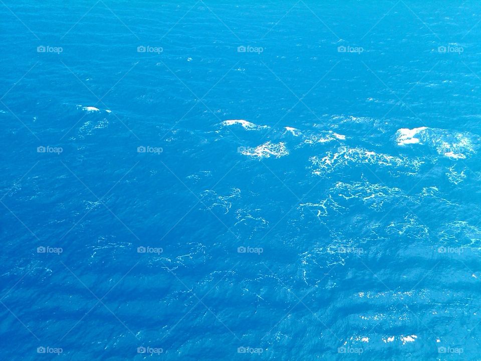 Full frame shot of blue ocean
