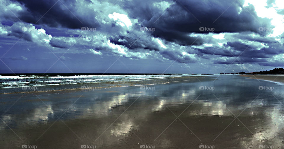 Beach clouds
