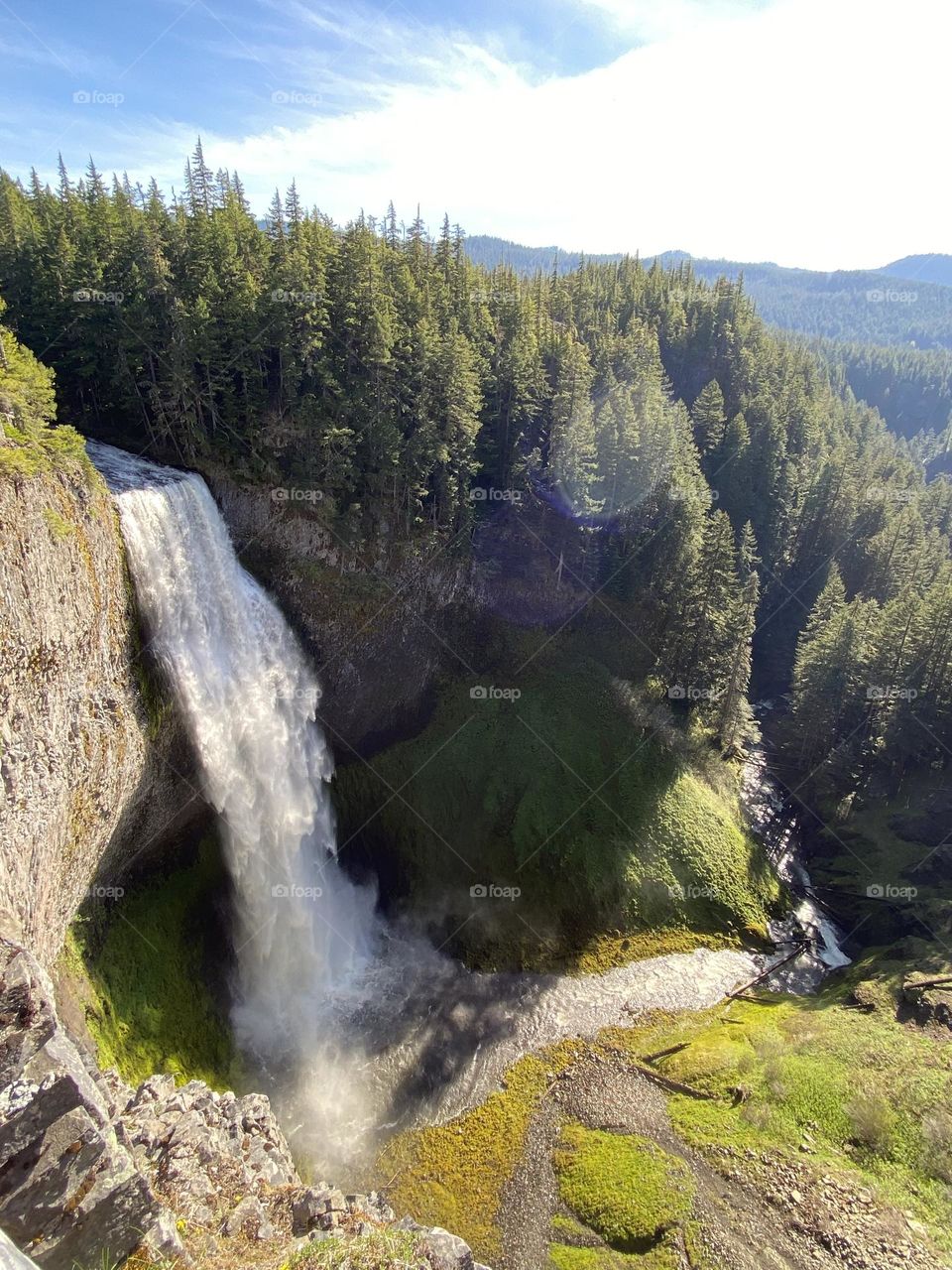 The beauty of falling water