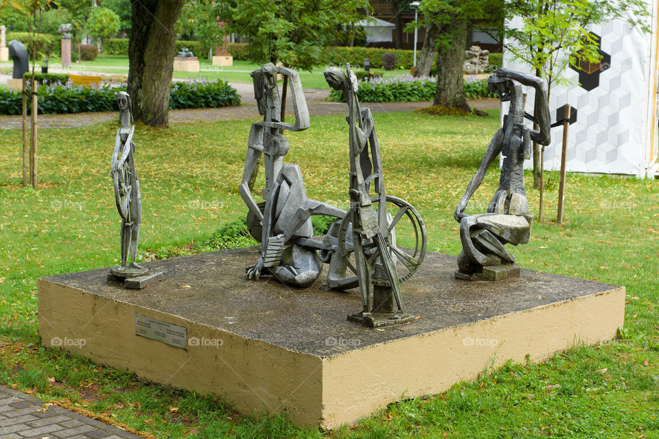 Monument in palanga Lithuania