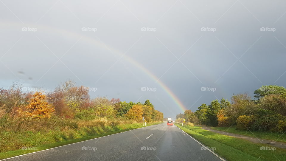 #rainbow#denmark#nature