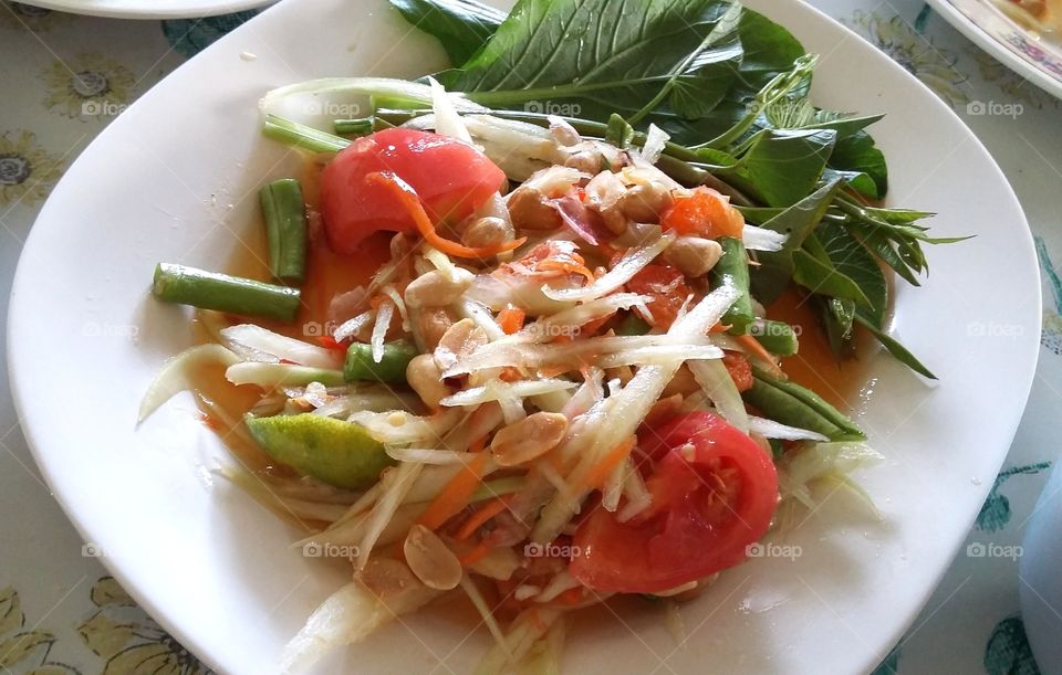 Som Tum ,Papaya salad