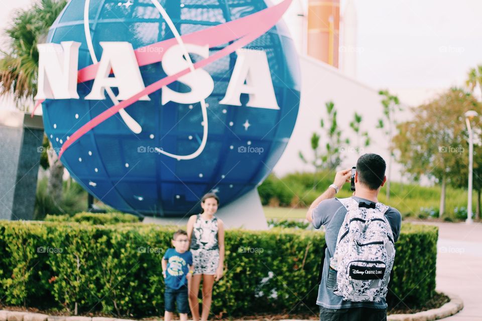Visiting NASA at Kennedy space center Florida 