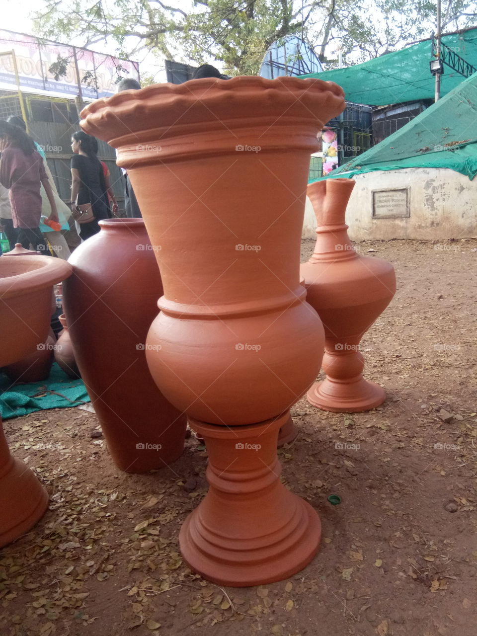 Big Clay Flower Vase