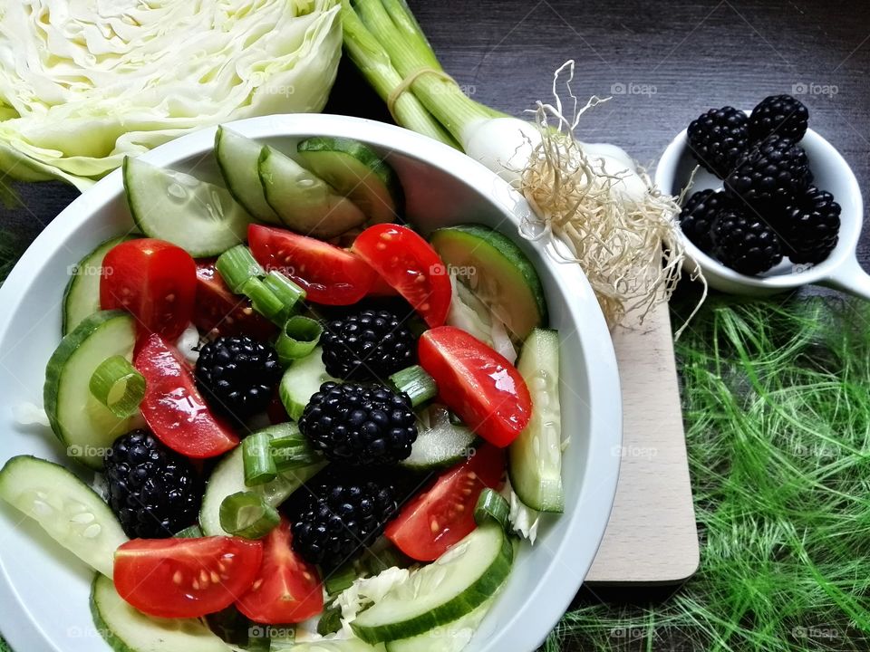 summer homemade salad