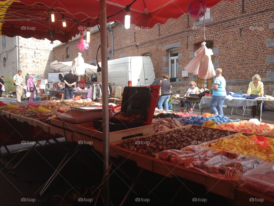 au marché des bonbons