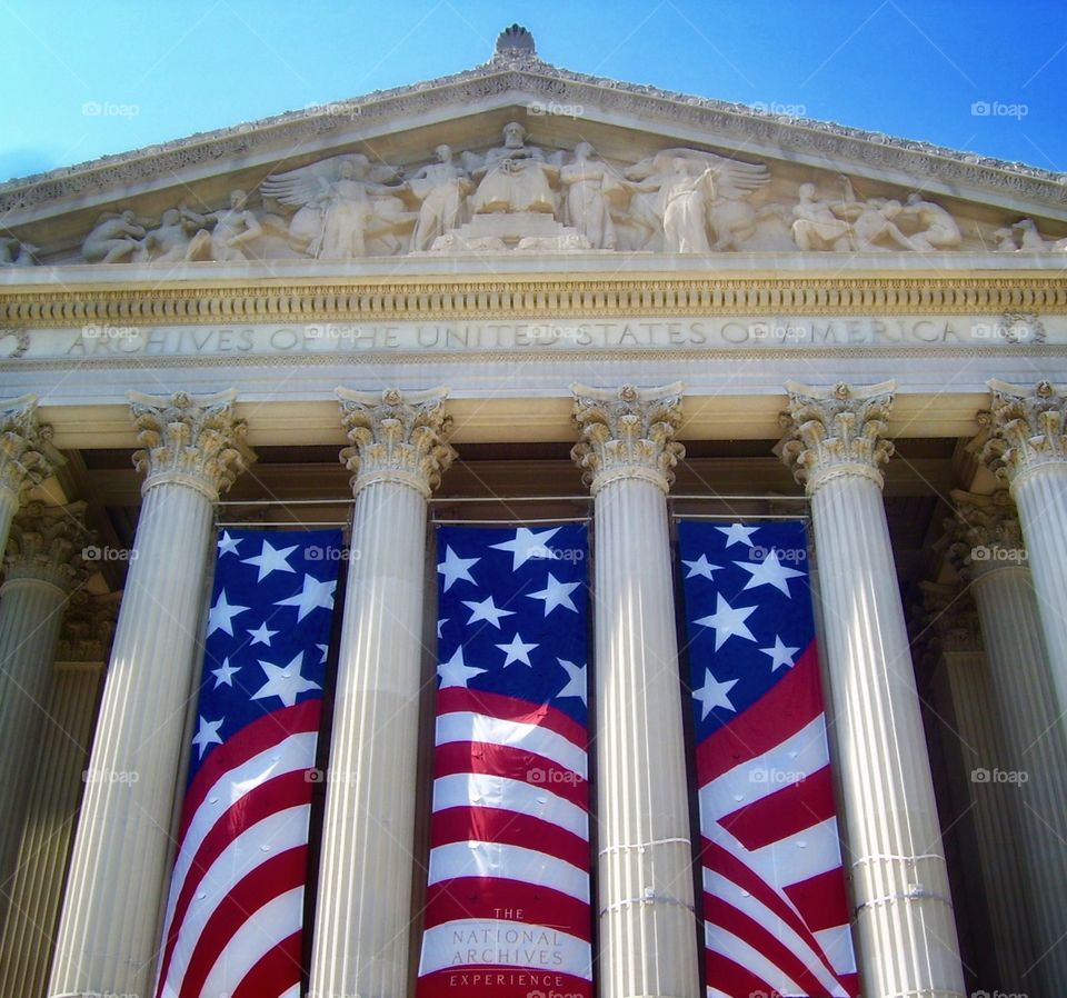 National Archives Building in Washington DC