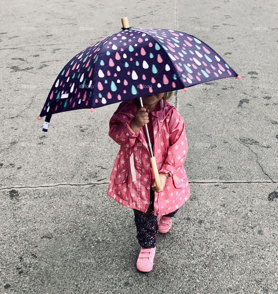 Baby and umbrella 