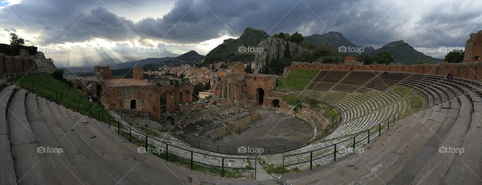 Ancient Theatre of Taormina, Italy