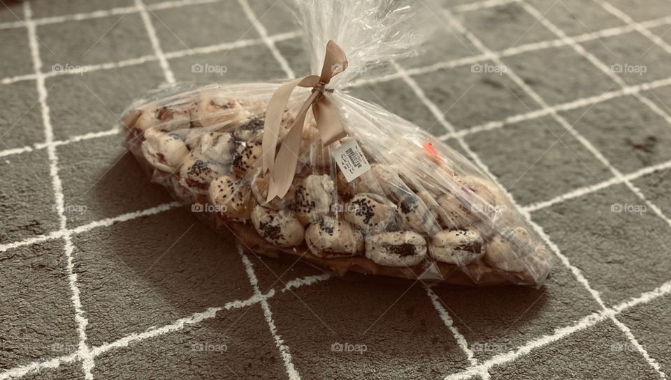 Mixed pastries with soft drink