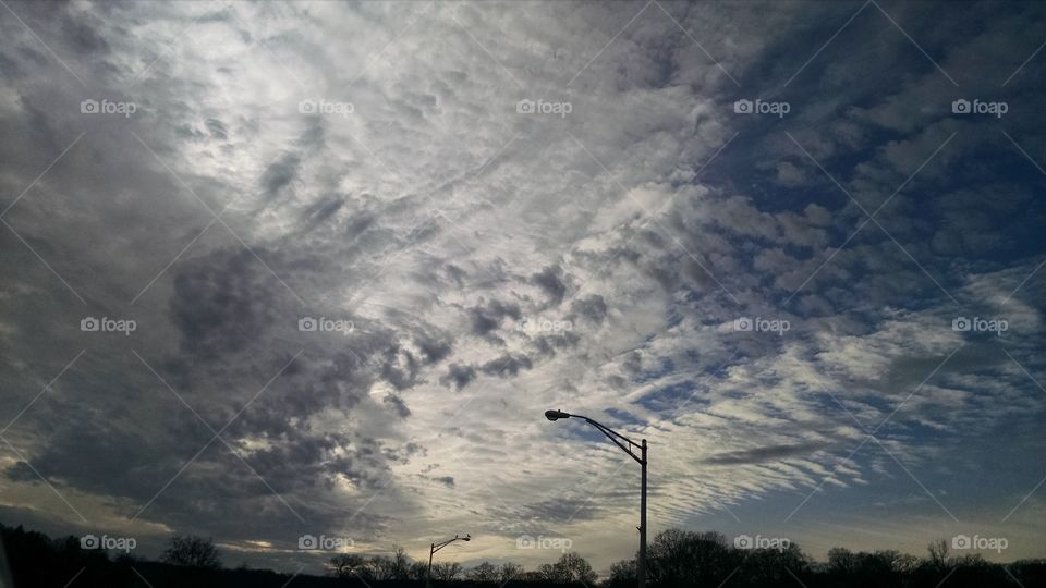 Christmas Sky. I ok this pic on Christmas 2015 in New Jersey