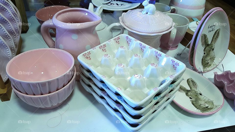 Getting Ready for Easter in Pink