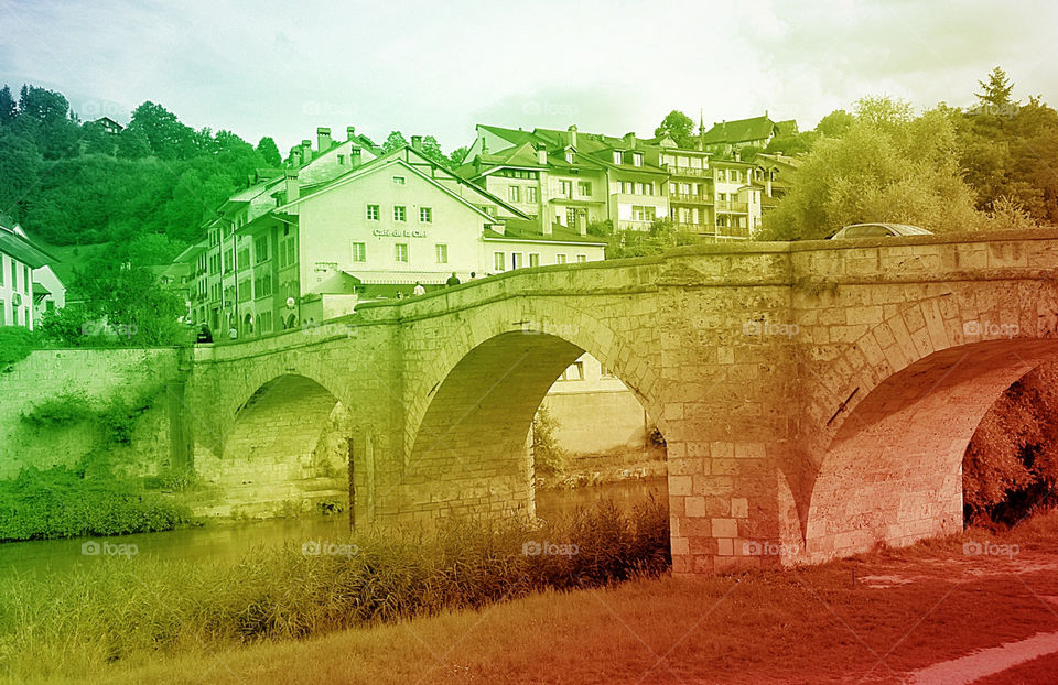 fribourg medieval bridge just restaured by swisstraveler