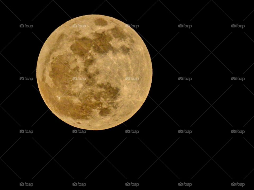 Full moon by Nikon P900