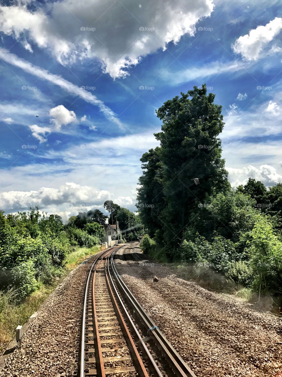 Railway Line, Aylesford, Kent. 
