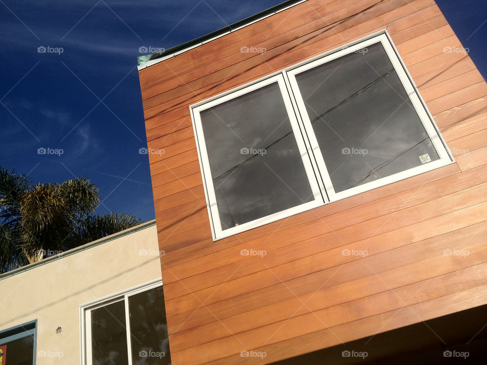 orange house window architecture by lmoss