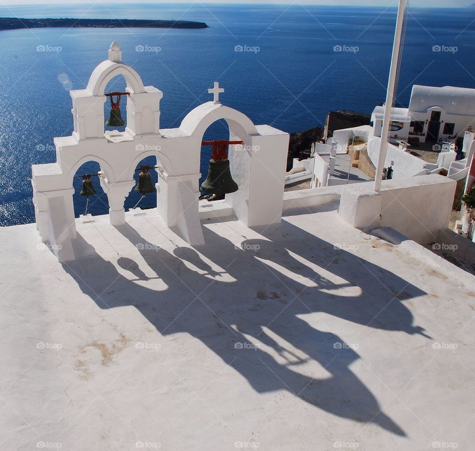 Santorini church bells